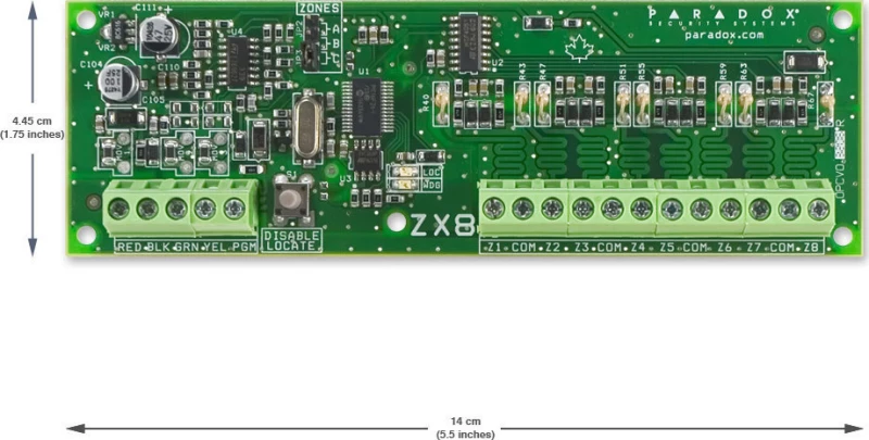 Paradox Module επέκτασης 8 ζωνών ZX8SP