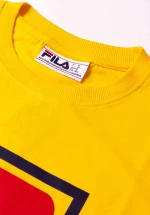 Fila Jack Ανδρικό T-shirt Κίτρινο με Λογότυπο