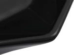 vidaXL 143914 Επικαθήμενος Νιπτήρας Κεραμικός 41x36.5cm Μαύρος
