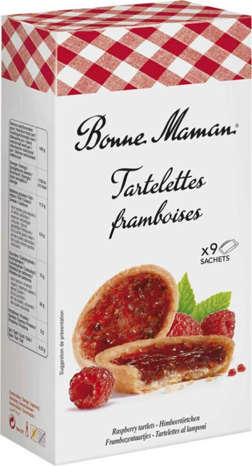 Bonne Maman Ατομικές Τάρτες Βατόμουρο 125gr