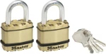 Master Lock Excell Λουκέτο Πέταλο με Κλειδί 2 Τεμάχια 45mm M10021112