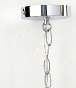 Aca Πολυέλαιος 3xE14 Ø38.5cm με Κρύσταλλα Διάφανος SF175323PC