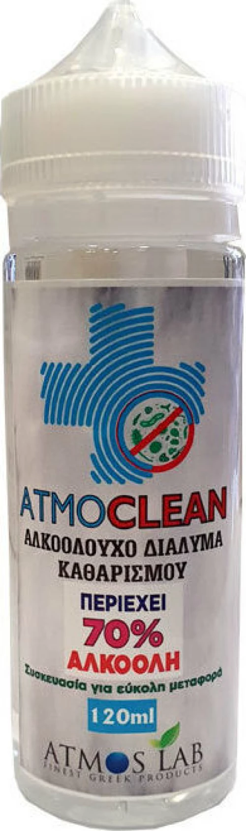 Atmoslab Αλκοολούχο Διάλυμα Καθαρισμού 120ml