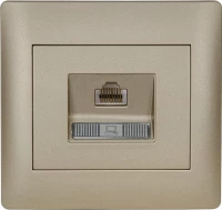 Πρίζα Δικτύου Rj45 Σαμπανιζέ Rhyme Elmark 112826E