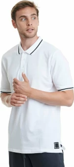 BodyTalk 1211-954128 Ανδρική Μπλούζα Polo Κοντομάνικη Λευκή