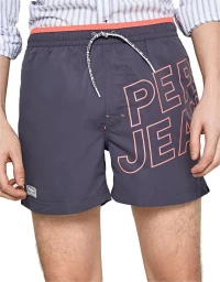 Pepe Jeans Gold Maxi Logo Ανδρικό Μαγιό Σορτς Μπλε