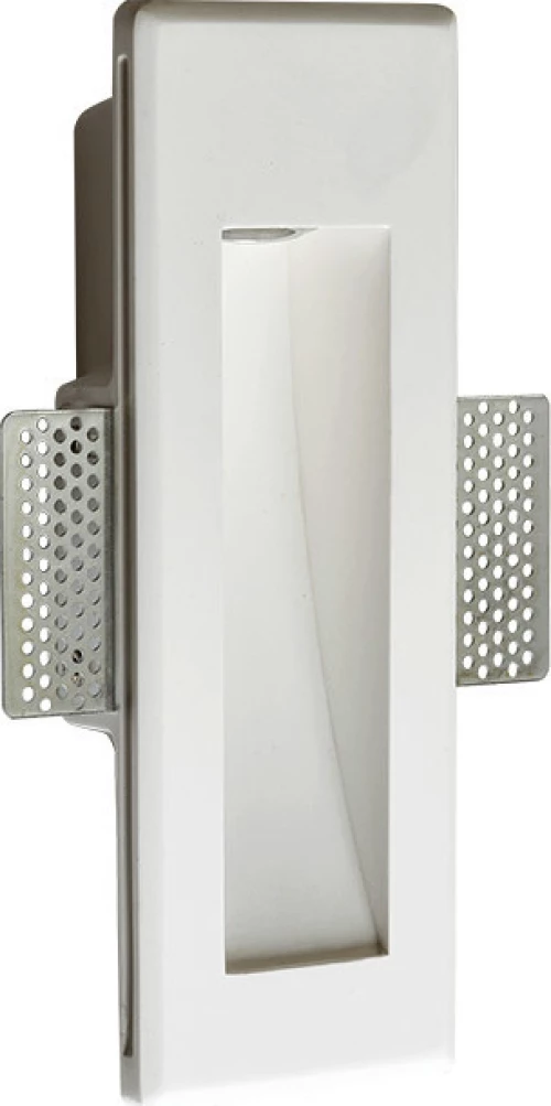 Aca Γύψινο Σποτ Χωνευτό GU10 24.5x8.8cm Λευκό