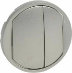 Legrand Celiane Πλακίδιο Ρυθμιστή 065183 Ασημί