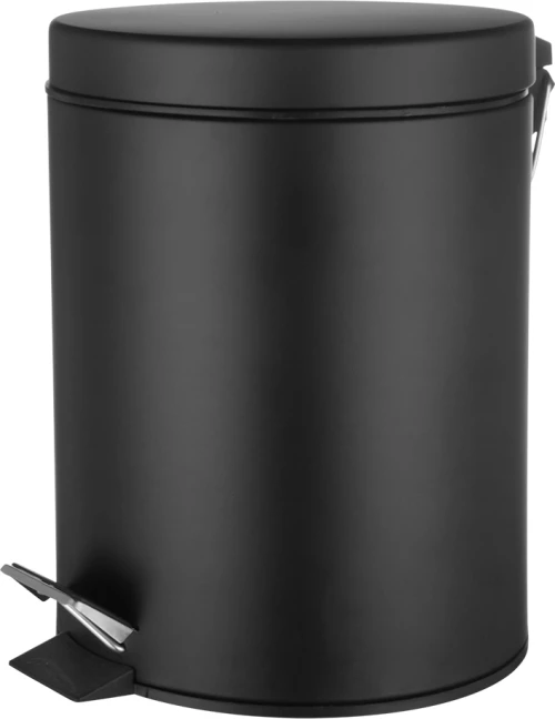 Muhler MR-530B Μεταλλικό Καλαθάκι Μπάνιου 5lt Μαύρο