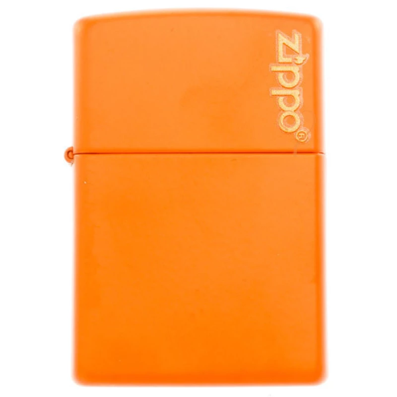Zippo Αναπτήρας Λαδιού Αντιανεμικός Orange Matte Classic Logo