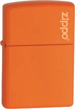 Zippo Αναπτήρας Λαδιού Αντιανεμικός Orange Matte Classic Logo
