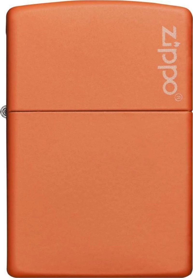 Zippo Αναπτήρας Λαδιού Αντιανεμικός Orange Matte Classic Logo