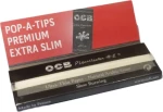 Ocb Χαρτάκια Premium Μαύρα 50 φύλλα