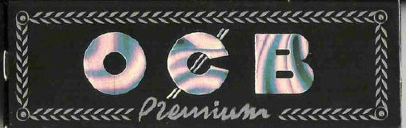 Ocb Χαρτάκια Premium Μαύρα 50 φύλλα