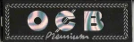 Ocb Χαρτάκια Premium Μαύρα 50 φύλλα