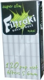Filtraki Φιλτράκια Super Slim Maxi 5.6mm 120x 1τμχ