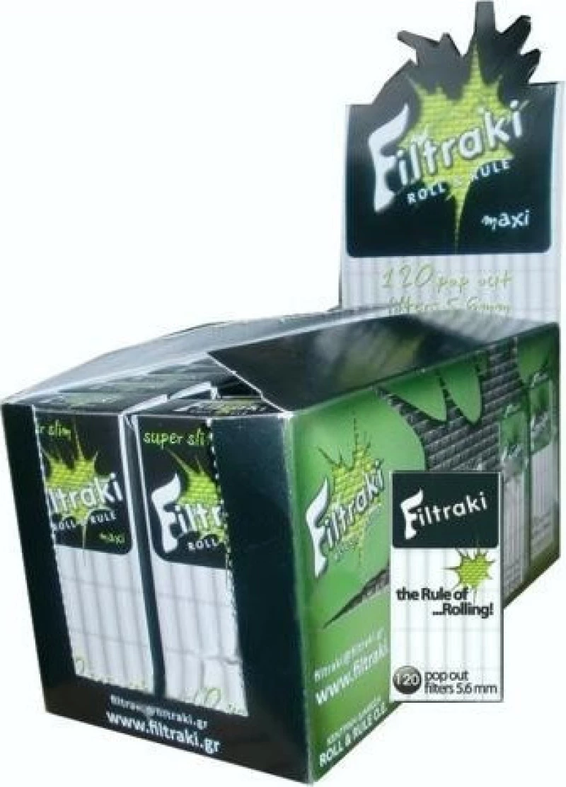 Filtraki Φιλτράκια Super Slim Maxi 5.6mm 120x 20τμχ