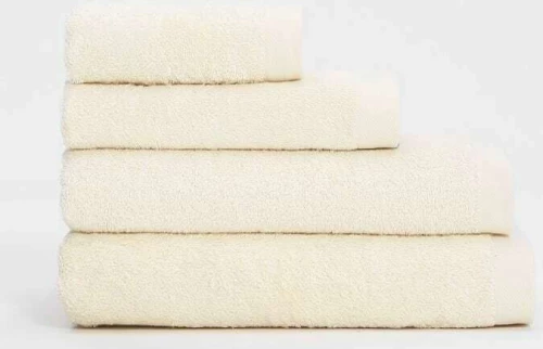 Βαμβακερή Πετσέτα Charlotte Λουτρού | 75x150cm Εκρού