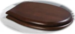 GSI Classic MS87 Καπάκι Λεκάνης Ξύλινο 51x37cm Καφέ