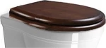 GSI Classic MS87 Καπάκι Λεκάνης Ξύλινο 51x37cm Καφέ