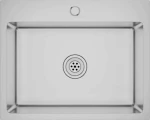 vidaXL 51512 Ένθετος Νεροχύτης 59x44cm Inox