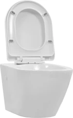vidaXL 145237 Λεκάνη Κρεμαστή Soft Close
