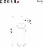 Geesa Nemox 6511 Μεταλλικό Πιγκάλ Gold Brushed