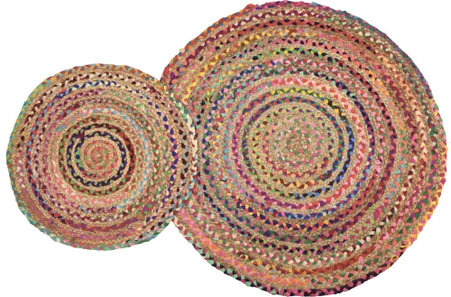 Viopros Jute Στρογγυλό με Διάμετρο 90cm