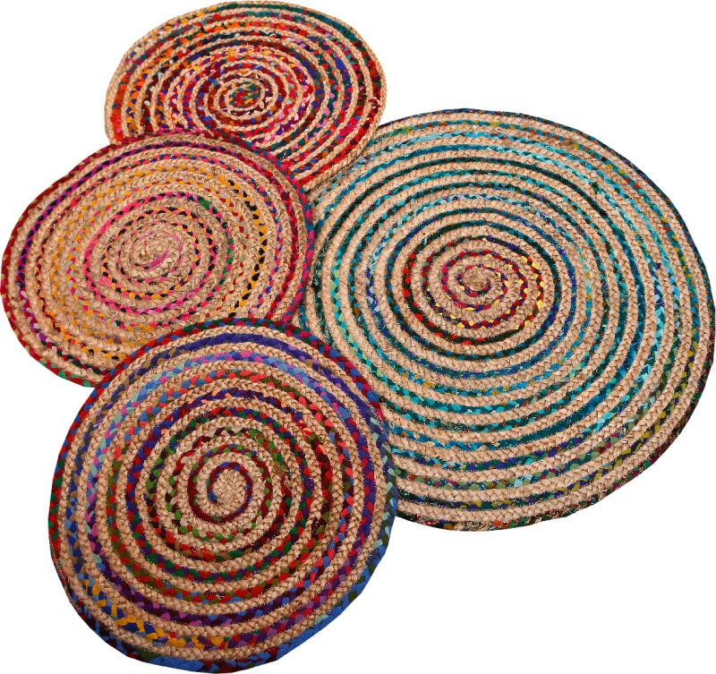Viopros Jute Στρογγυλό με Διάμετρο 90cm