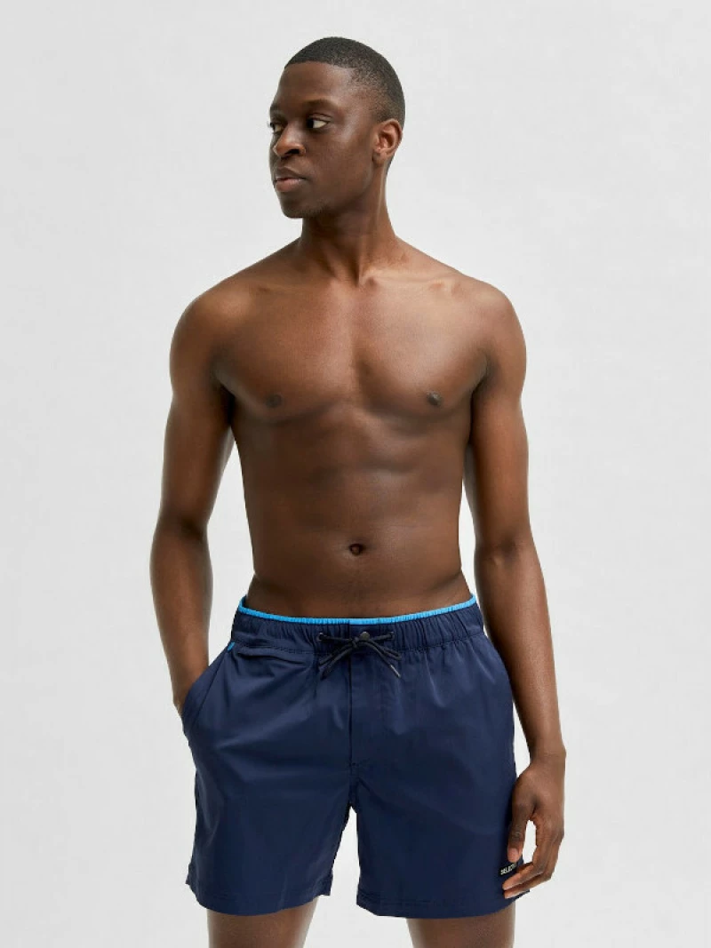 Μαγιό ανδρικό Navy Blue SELECTED