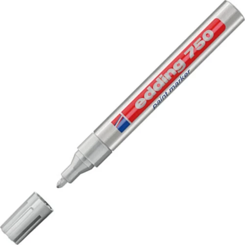 Edding 750 Ανεξίτηλος 4mm Ασημί