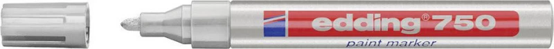 Edding 750 Ανεξίτηλος 4mm Ασημί