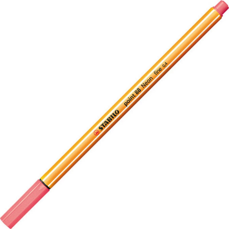 Stabilo Point 88 Neon 0.4mm Red