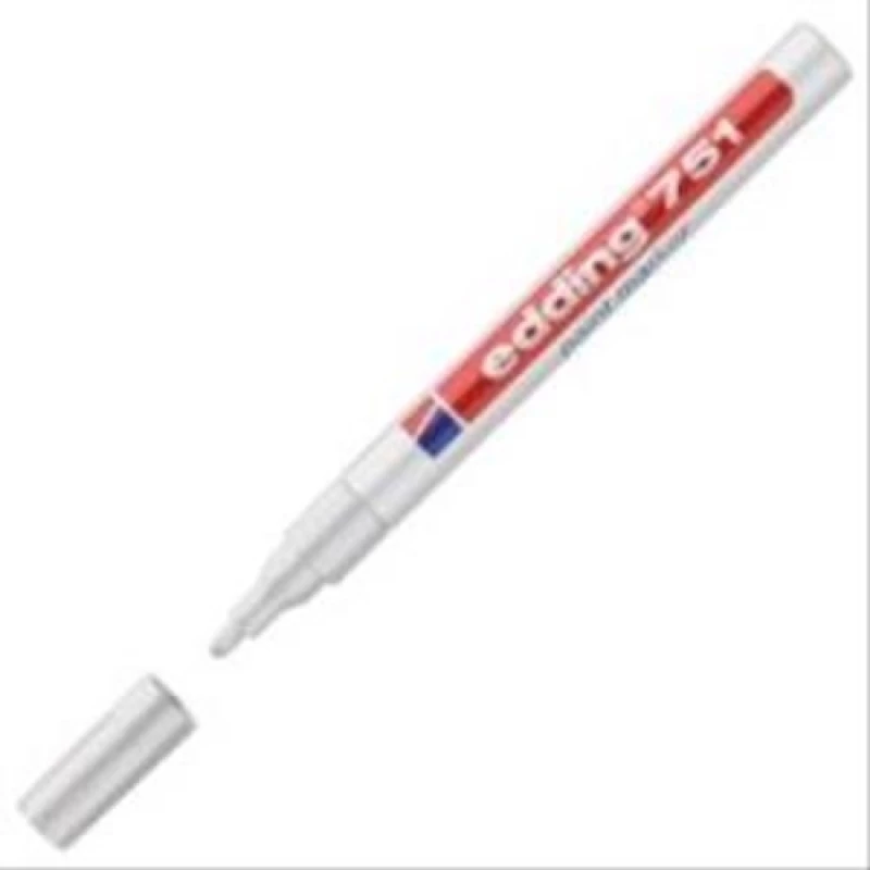 Edding 751 Ανεξίτηλος 2mm Λευκό