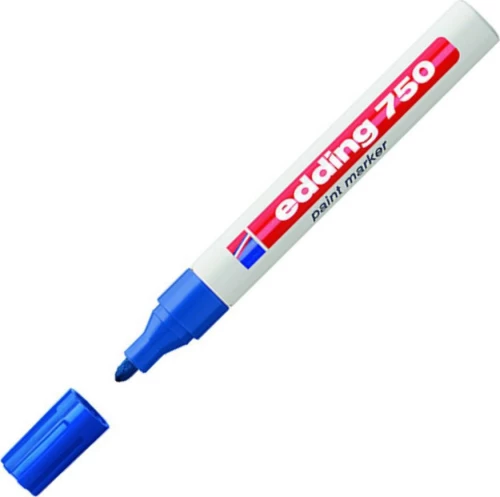 Edding 750 Ανεξίτηλος 4mm Μπλέ