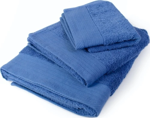Dimcol Πετσέτα Προσώπου Πενιέ 50x100 Μπλε