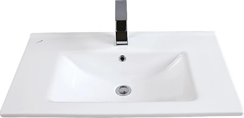 Creavit Slim Ένθετος Νιπτήρας Πορσελάνης 75x45cm Λευκός