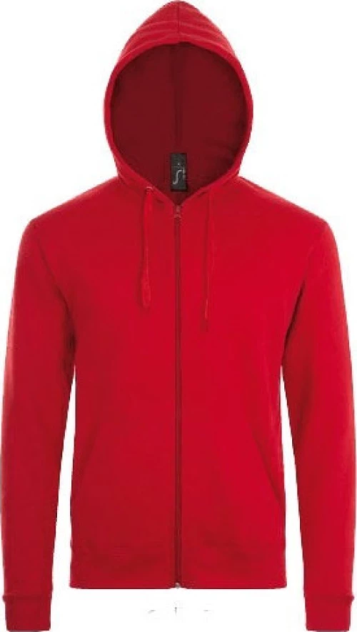 Sol's Stone 01714 Unisex ζακέτα φούτερ με κουκούλα RED-145