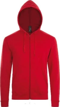 Sol's Stone 01714 Unisex ζακέτα φούτερ με κουκούλα RED-145