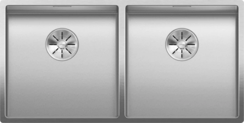 Blanco Claron 400/400-U Durinox Υποκαθήμενος Νεροχύτης 86.5x44cm Inox Σατινέ