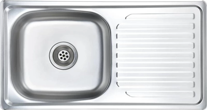 vidaXL 145073 Ένθετος Νεροχύτης 75x40cm Inox Brushed