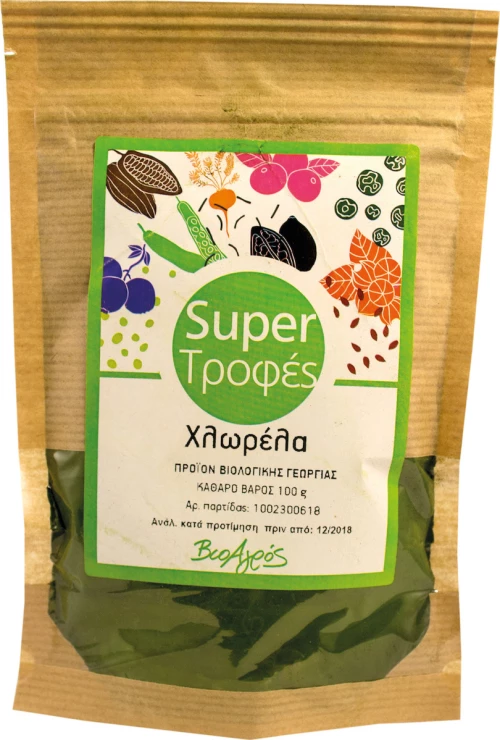 Βιο Αγρός Χλωρέλλα Σκόνη 100gr