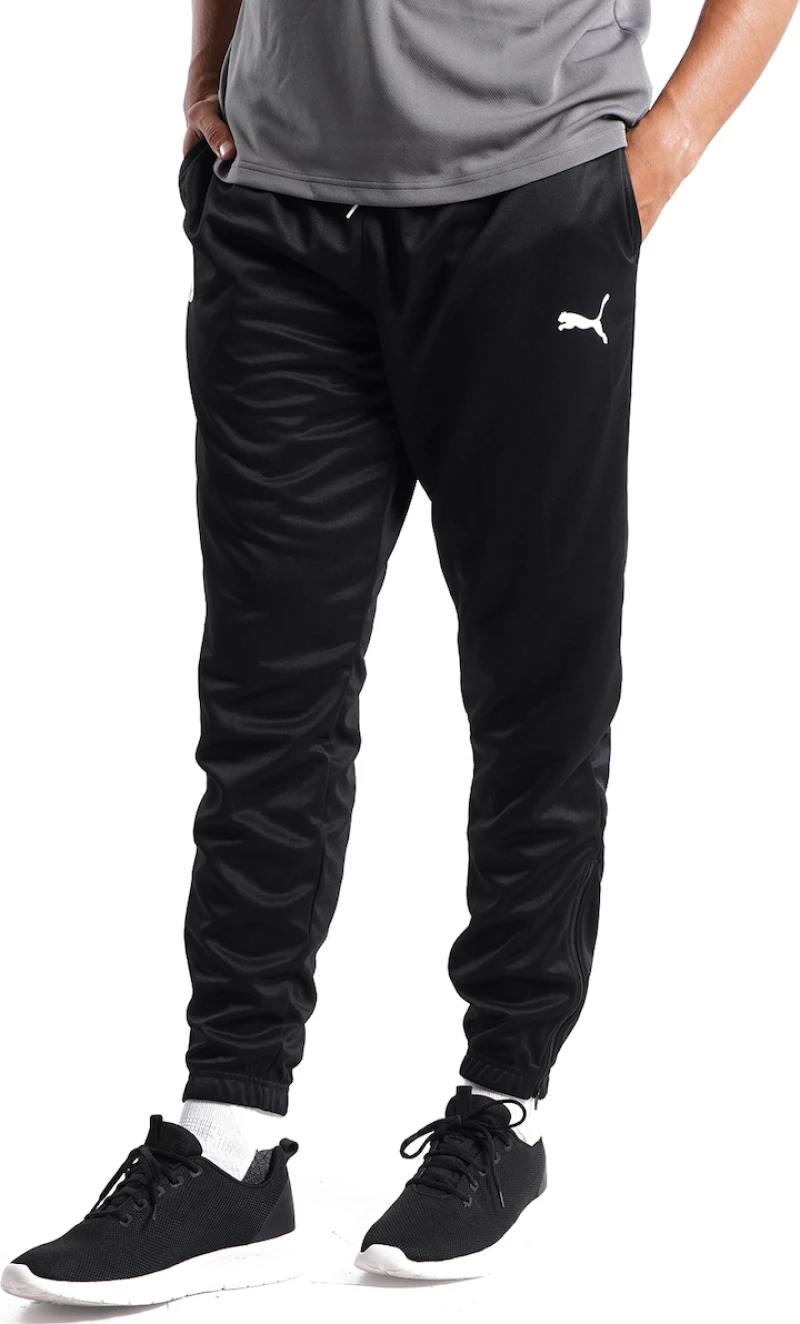 Puma Teamrise Poly Παντελόνι Φόρμας Μαύρο