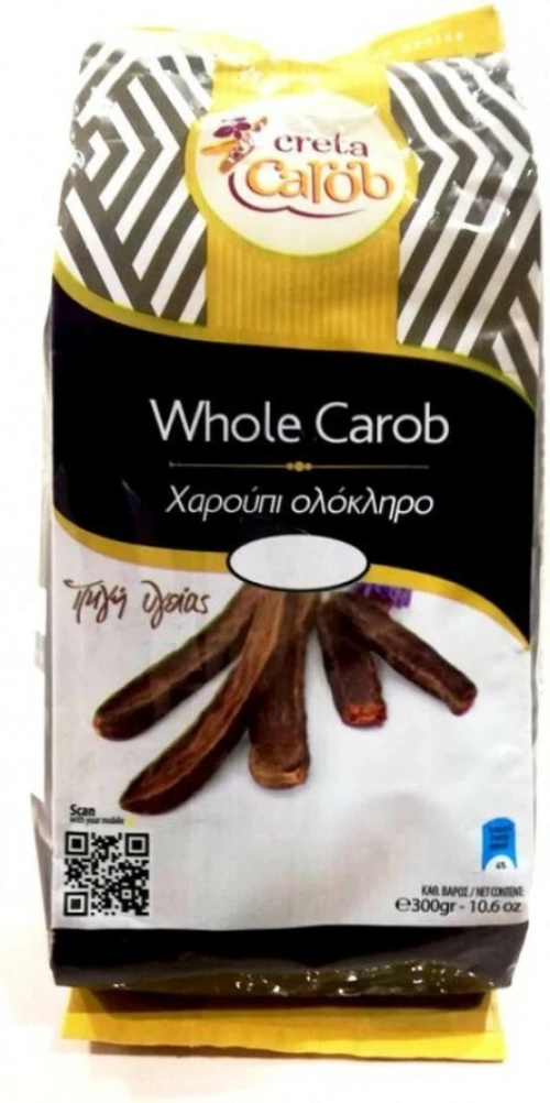 Creta Carob Ολόκληρο Χαρούπι 300gr