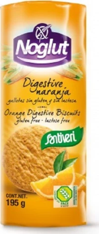 Santiveri Μπισκότα Digestive Πορτοκαλιού 195gr