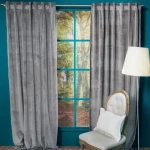 Teoran Κουρτίνα Velvet με Τρέσα 140x260 11