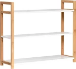 Έπιπλο Bamboo Με 3 Ράφια Mdf 64x20x53 cm Eurocasa 9930
