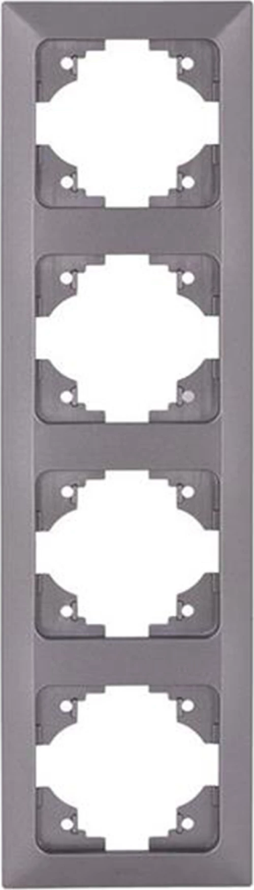 Eurolamp 4 Θέσεων 152-12327 Ασημί
