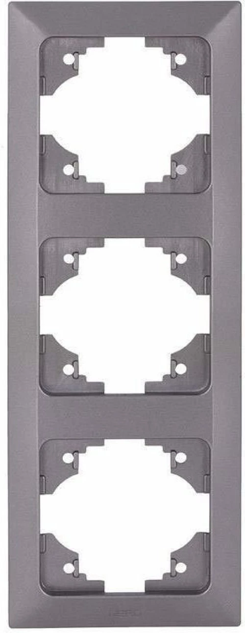 Eurolamp 3 Θέσεων 152-12326 Ασημί