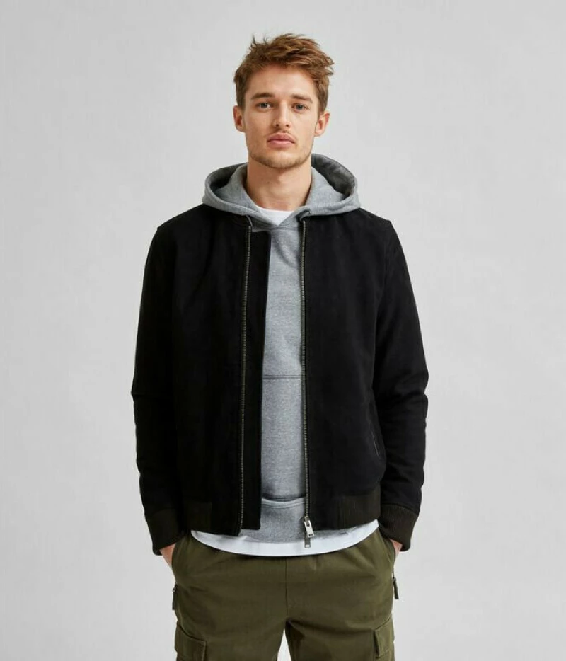 Jacket ανδρικό Suede Selected